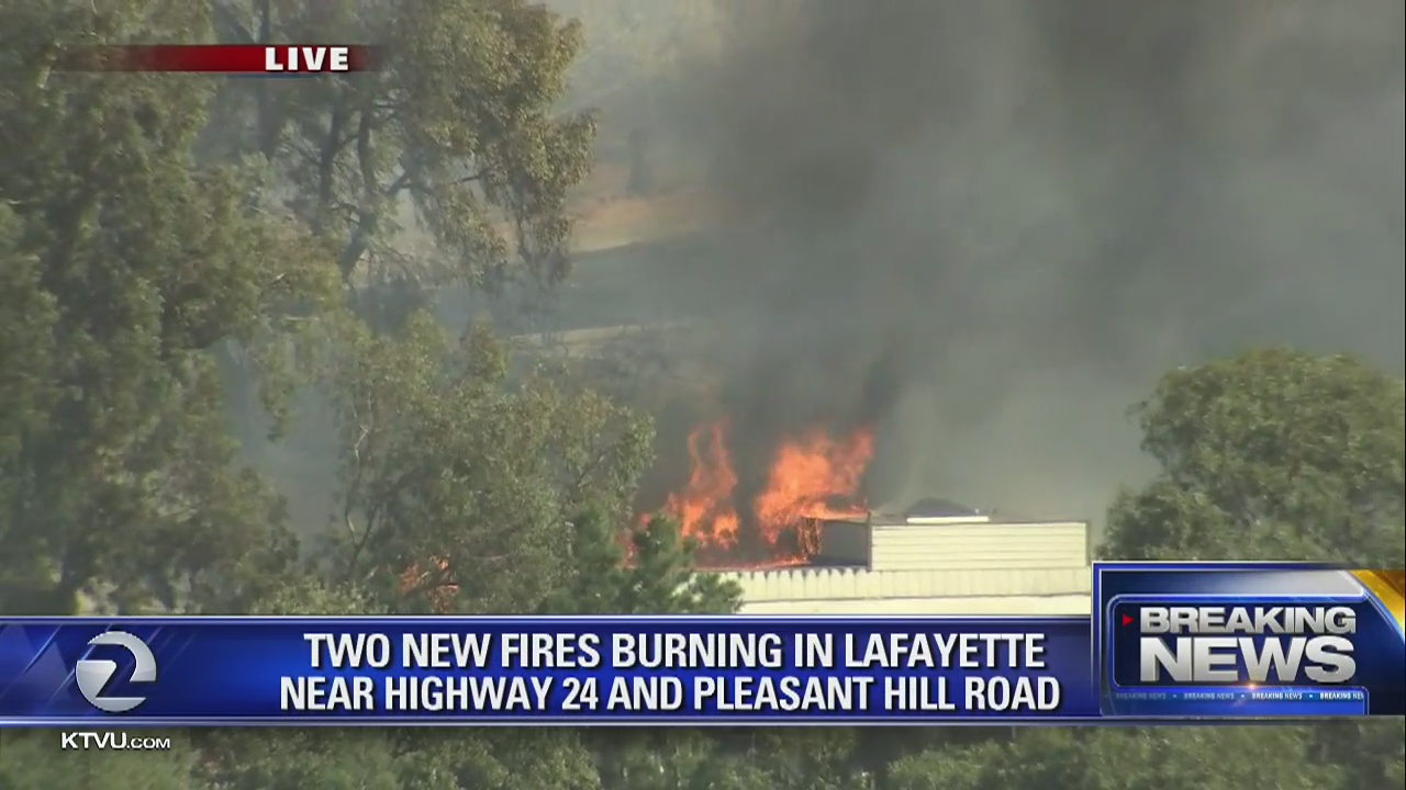 Fire breaks out in Lafayette, evacuations ordered