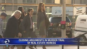 Murder suspect Tiffany Li seen outside Redwood City courthouse as closing arguments begin