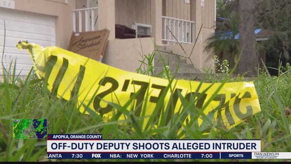 Off-duty deputy shoots alleged attruder