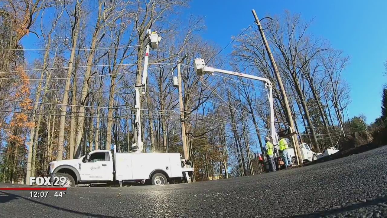 Slowly but surely, power is restored to homes in Delaware County