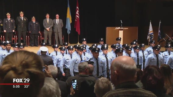 As new officers are sworn-in, the search for Philadelphia Police Commissioner continues