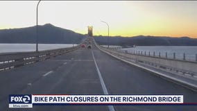 Bike and pedestrian path on Richmond-San Rafael bridge closing for maintenance