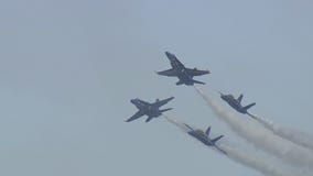 Blue Angels perform airshow over San Francisco