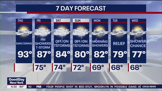 NYC weather forecast