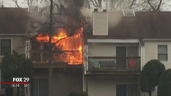Devastating fire rages in Camden County apartment complex, displacing three families
