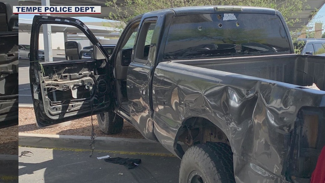 Man accused of ramming into Tempe police cars | FOX 10 Phoenix