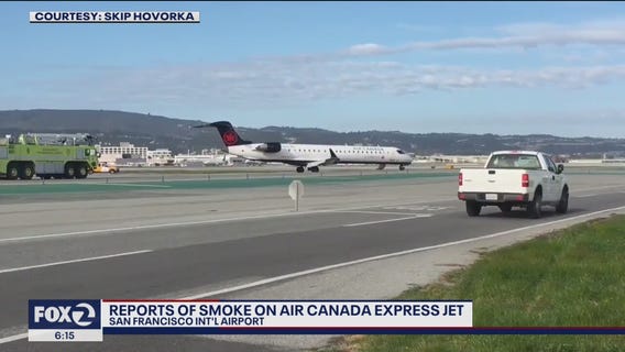 Reports of smoke on Air Canada express jet