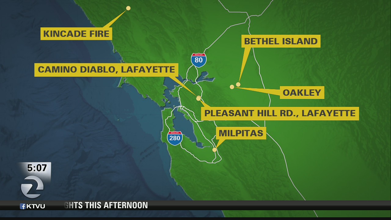 Six fires linked to Pacific Gas and Electric equipment