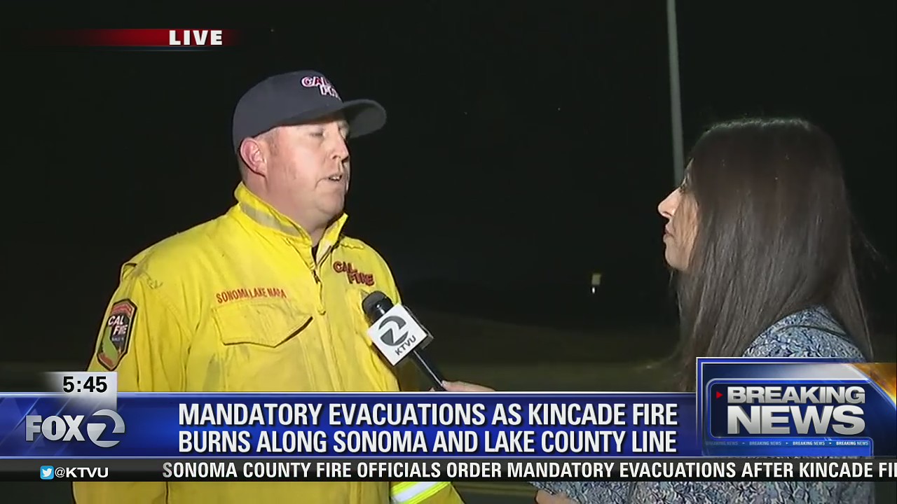 'Get out!' Cal Fire says to residents living in mandatory evacuation zones