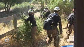 Private fire crews assisting with fire mitigation