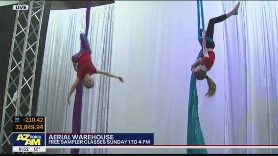 Queen Creek aerial gym offering free sampler classes