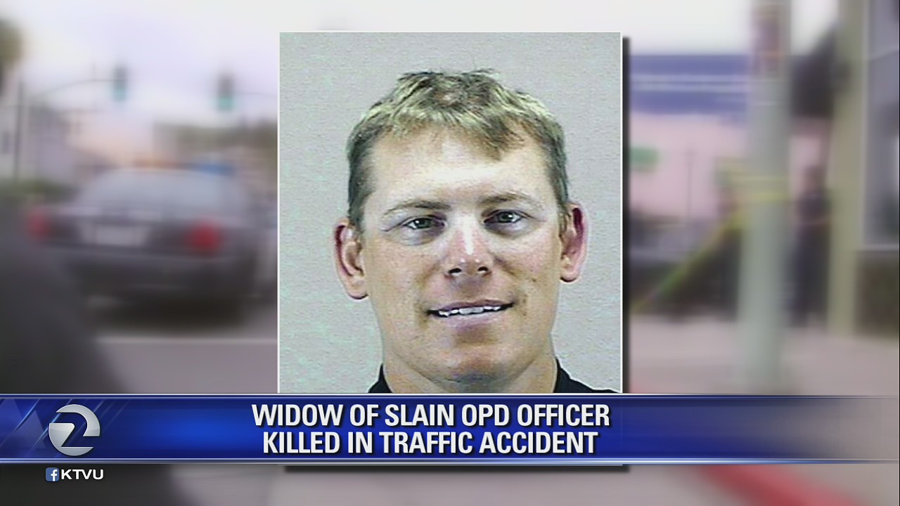 Widow of slain OPD officer killed in traffic accident