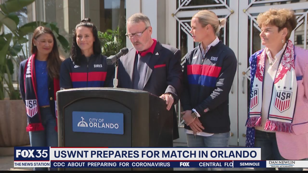 USWNT prepares for match in Orlando