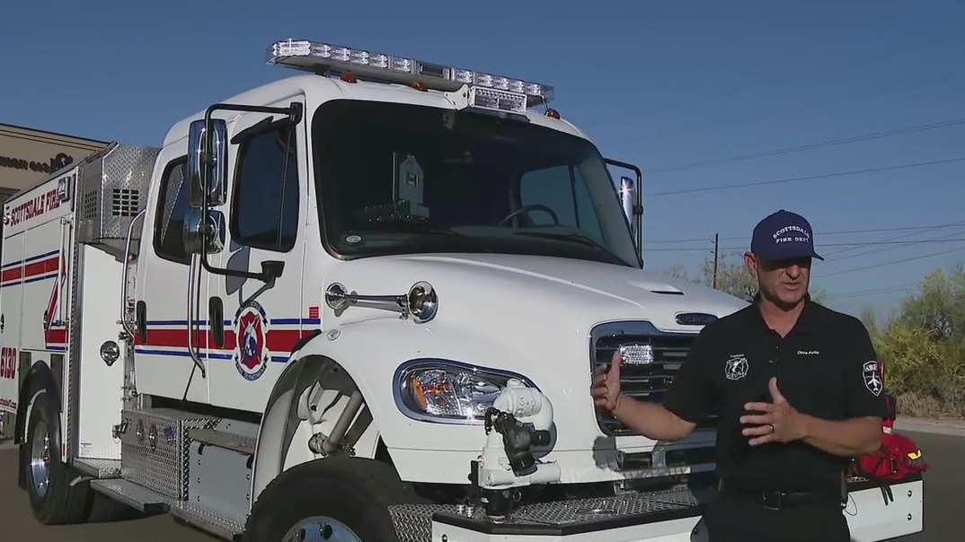 Scottsdale Fire gets new truck to help with battling brush fires