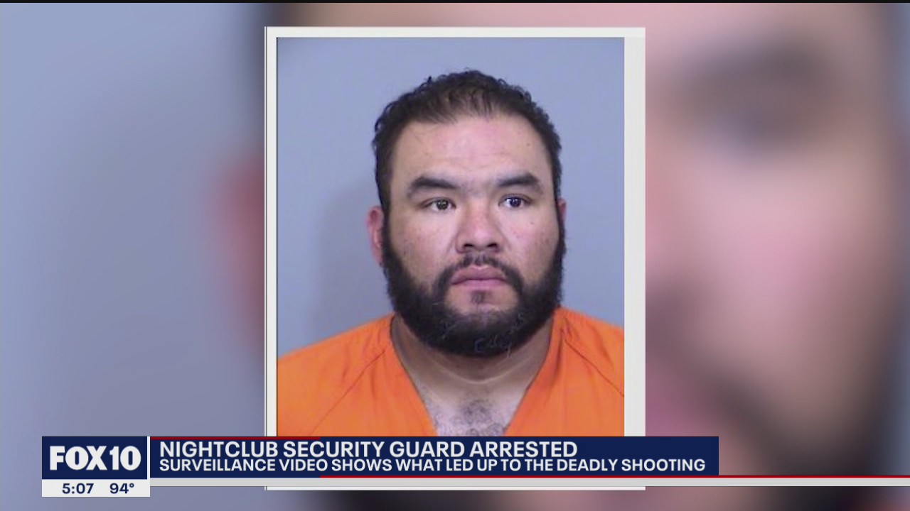 Nightclub security guard arrested in deadly Phoenix shooting | FOX 10 ...