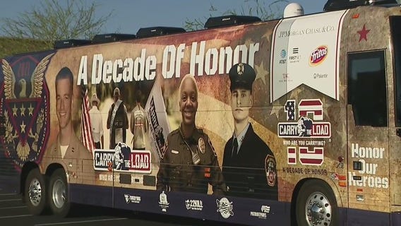 National relay honoring fallen military, first responders goes through Phoenix