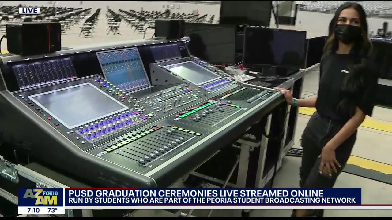Peoria graduation ceremonies streamed online by students