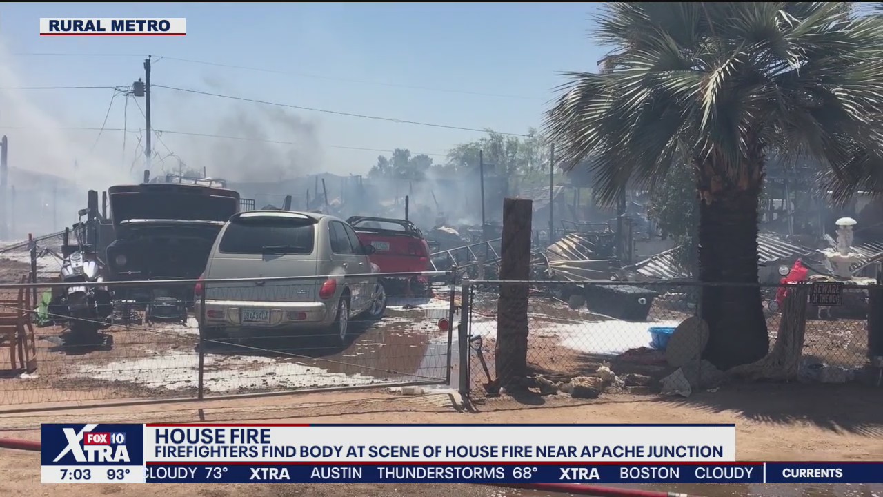 One dead in fire near Apache Junction | FOX 10 Phoenix