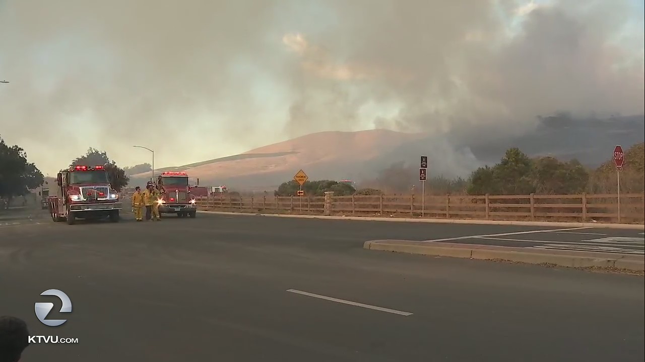 150-acre vegetation fire burns in American Canyon
