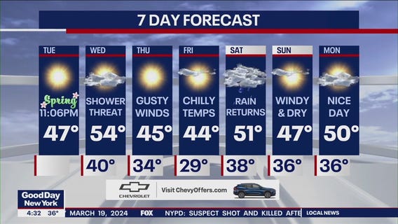 NYC weather forecast
