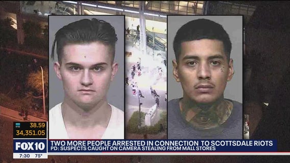 2 more people arrested in connection to Scottsdale riots