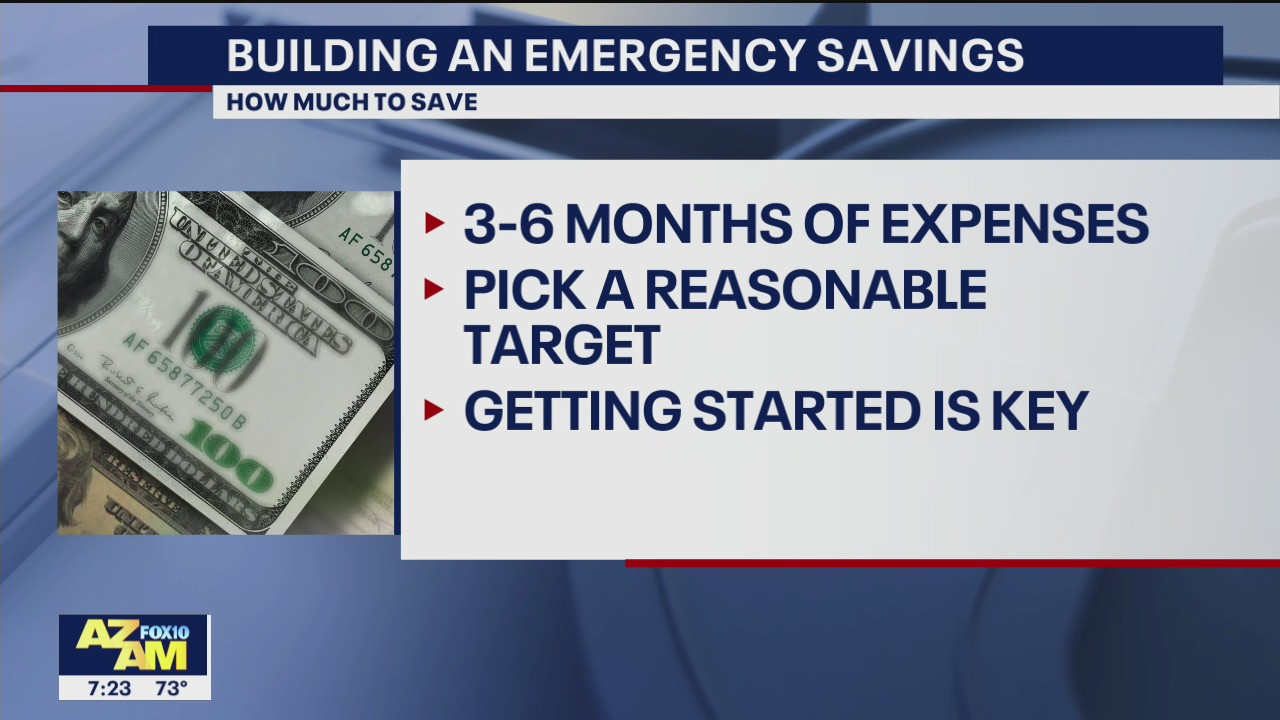 Building an emergency savings plan for a financial backup