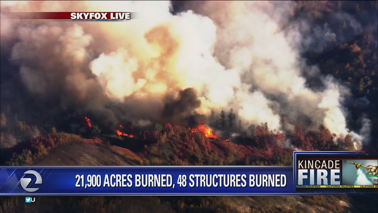 Information on the Kincade Fire, as of 5 p.m. Friday