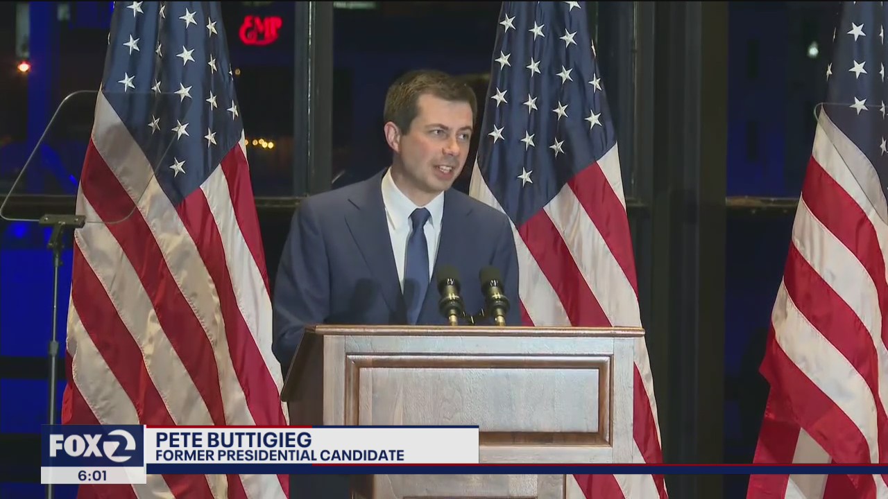 Buttigieg drops out of presidential race as Sanders holds Bay Area rally