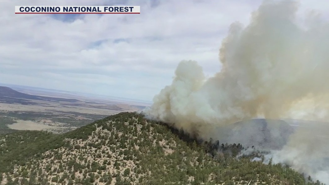 Slate Fire burning near Flagstaff grows to 5,000 acres