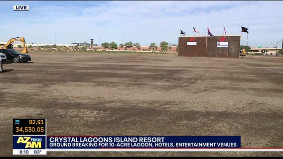 Crystal Lagoons Island Resort breaks ground in Glendale