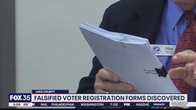 Falsified voter registration forms discovered