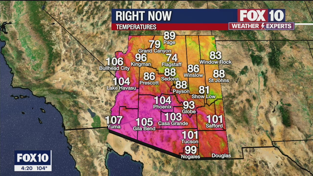 4 p.m. Weather Forecast - 6/25/21