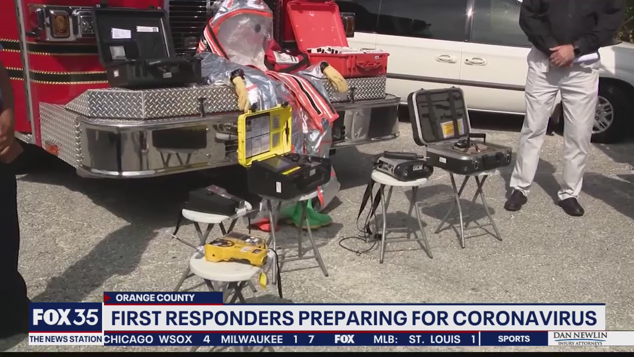 Orange County first responders train for coronavirus