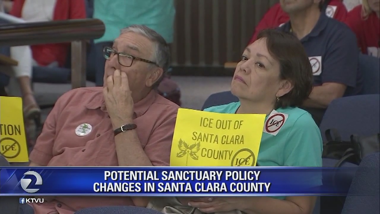 Santa Clara Co. board of supervisors motion to keep sanctuary laws the same