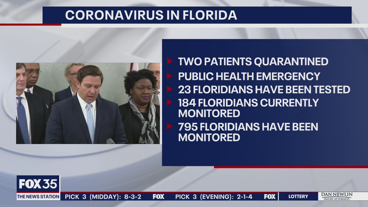 Coronavirus cases emerge in Florida