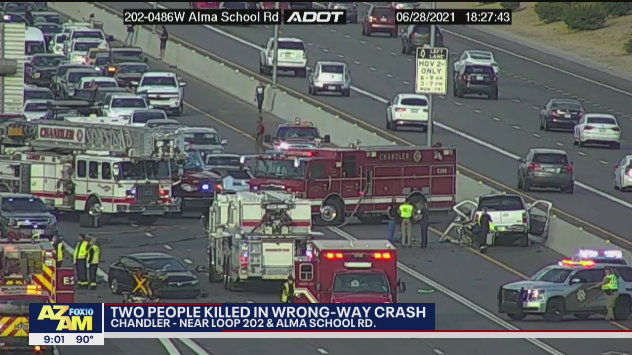 2 dead in wrong-way crash on Loop 202 in Chandler | FOX 10 Phoenix