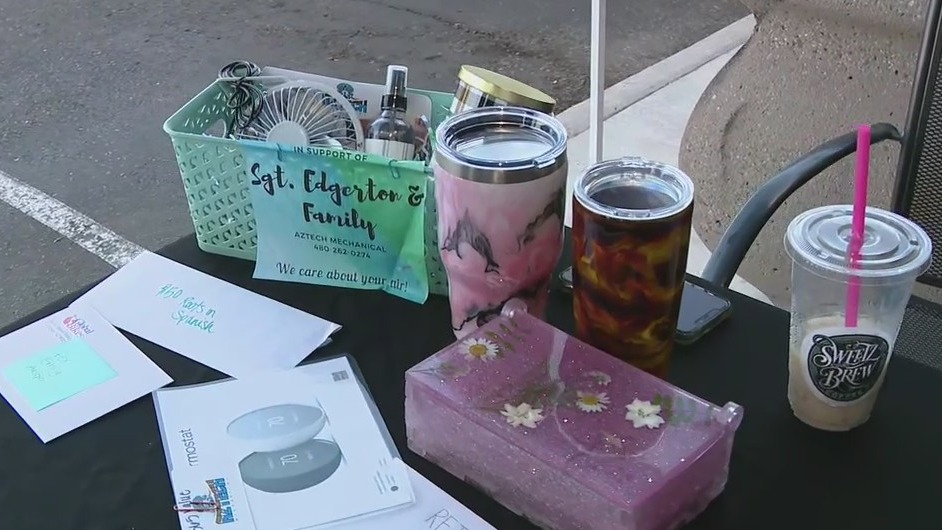 Fundraiser held to support Gilbert sergeant injured in crash