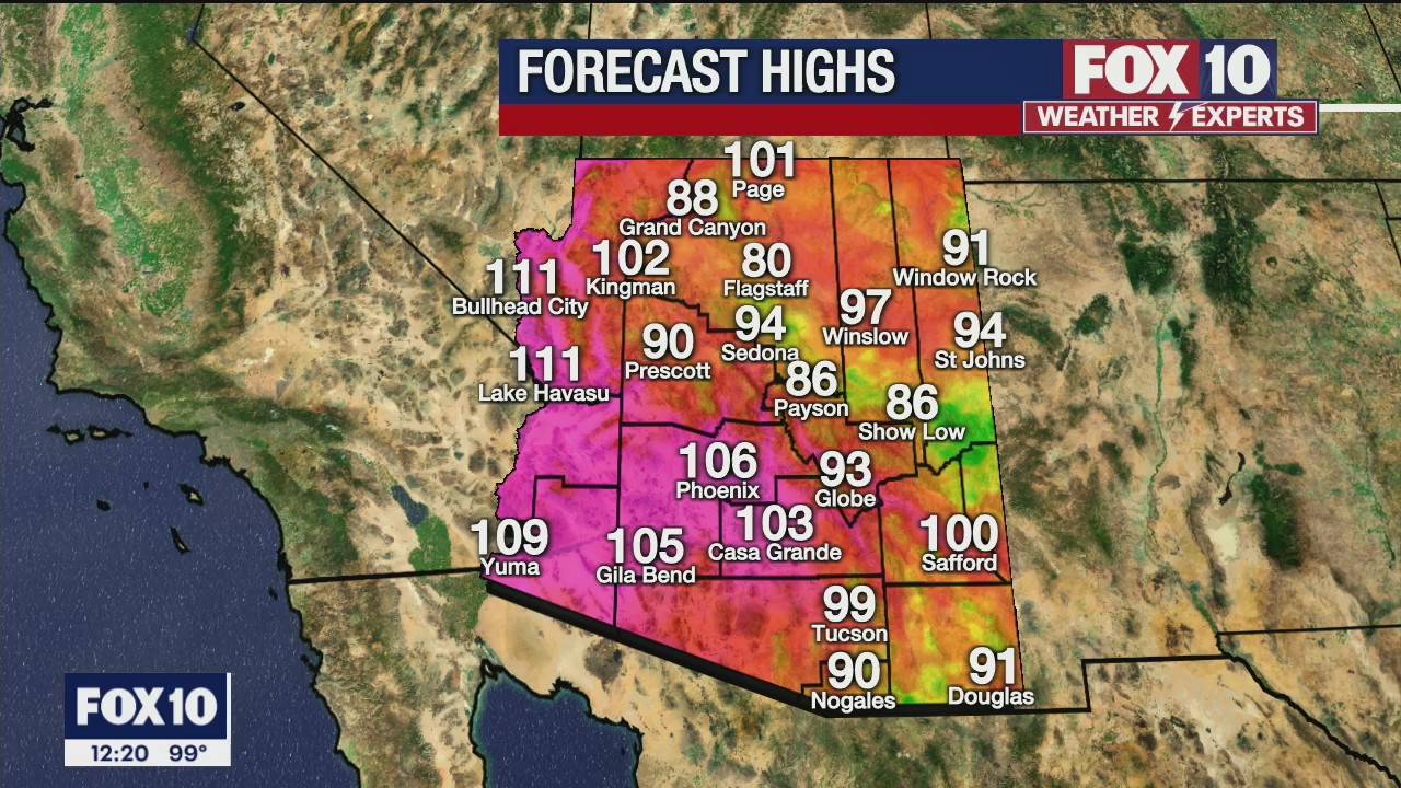 Noon Weather Forecast - 7/5/21