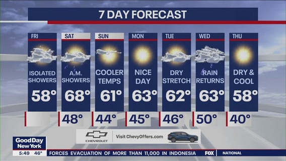 NYC weather forecast