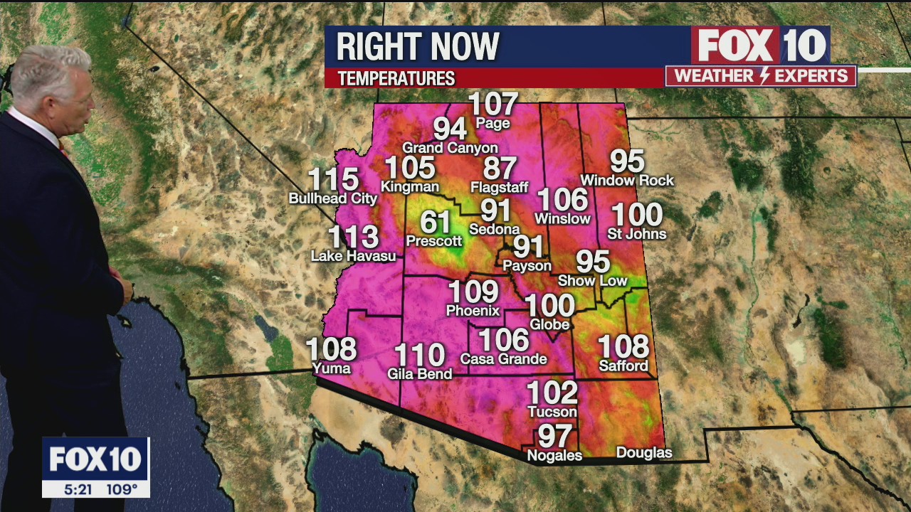 5 p.m. Weather Forecast - 7/11/21