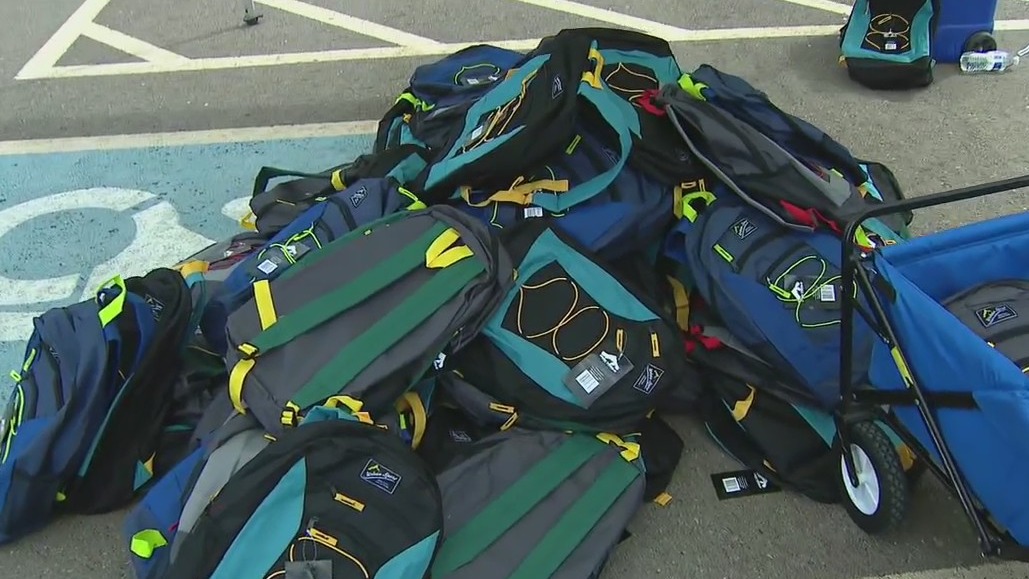 Valleywise Health holds backpack distribution event