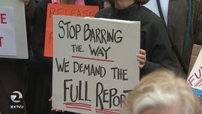 Release the report protests around the Bay