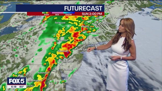 Tracking Sunday showers and flood threats