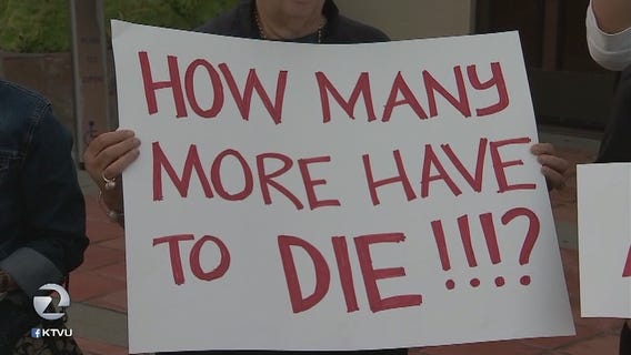 Vigil for mass shooting victims in Pinole