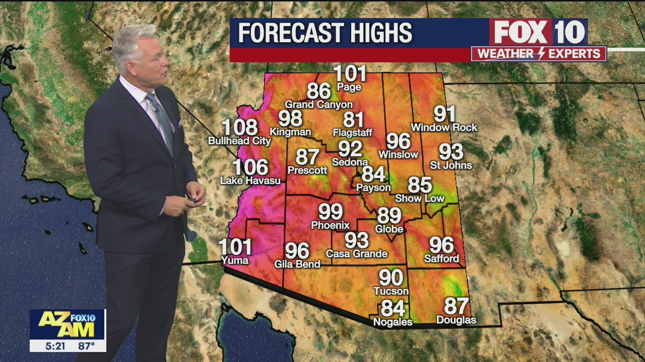 Morning Weather Forecast - 8/9/21