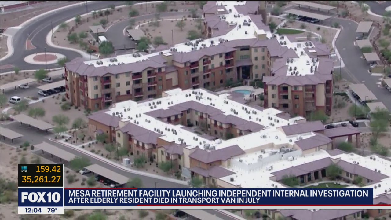Mesa retirement facility launches investigation after elderly resident died in transport van