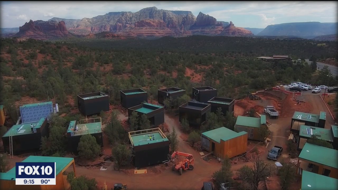North America's first landscape hotel under construction in Sedona