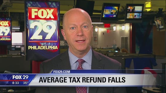 Cashing in: Average tax refund falls