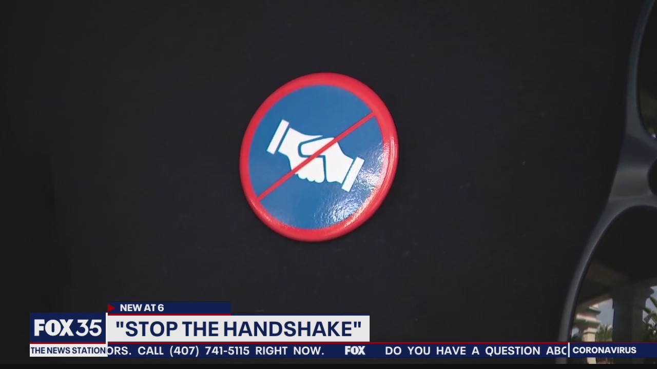 'Stop the Handshake' campaign urges unnecessary contact