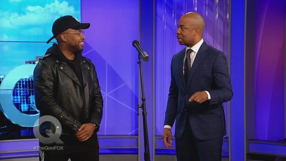 Singer Kenyon Dixon performs on The Q
